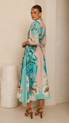 Macy Midi Dress - Willow Print