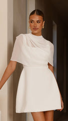 Zahni Mini Dress - White